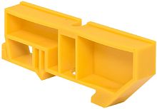 Изолятор на DIN-рейку EKF PROxima для установки нулевой шины желтый картинка 